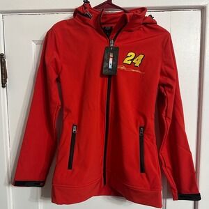 Hendrick Motorsports NASCAR Jacket XS Full Zip Hoodie Red‎ Jeff Gordon #24 NWT